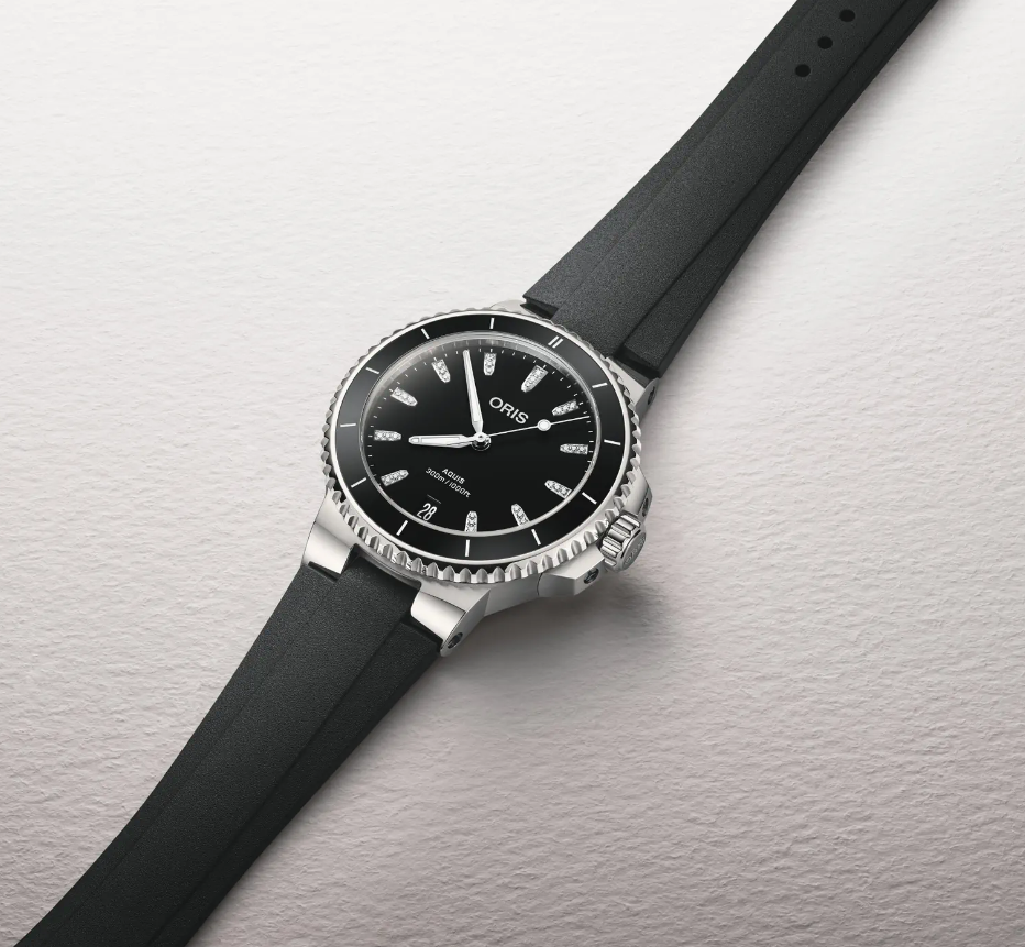 ORIS  Женские швейцарские часы, автоматический механизм, сталь, 36,5 мм